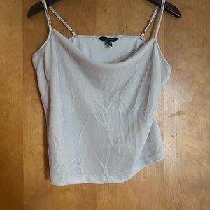 Cream camisole cow neck adjustable